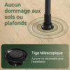 SoBuy FRG34-II-SCH Suport de haine telescopic robust – Dressing deschis reglabil cu bare și rafturi, Cuier pentru dormitor sau dressing, Negru