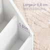 SoBuy KMB32-K-W Bibliotecă pentru copii, organizator jucării, bibliotecă cu cărți, 4 niveluri și 1 compartiment deschis, raft pentru cărți, mobilă de depozitare pentru camera copilului, birou, sufragerie, alb, 70x30x60 cm