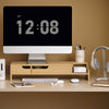 SoBuy BBF12-N Suport monitor Suport ergonomic monitor Suport universal pentru monitor calculator, 2 sertare