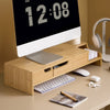 SoBuy BBF12-N Suport monitor Suport ergonomic monitor Suport universal pentru monitor calculator, 2 sertare