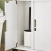 SoBuy Organizator de baie Dulap de baie SAVING Uși White BZR02-W