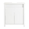 SoBuy Dulap de baie pentru baie sublavabo mobilă pentru chiuvetă baie albă 60x34x65.5cm BZR101-W