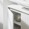 SoBuy BZR108-II-W Dulap sub chiuvetă pentru baie, Dulap sub lavoar, Dulap sub lavoar (chiuvetă), Dulap sub chiuvetă de bucătărie, Mască lavoar cu 2 uși, 60x30x60 cm, Alb