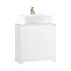 SoBuy Mobile Sublavabo Baie CABINET BAZĂ PENTRU SCURTĂ CU 2 Uși albe 60x30x60cm BZR108-W