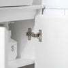 SoBuy BZR108-W Meuble sous Lavabo de Salle de Bain, Meuble sous évier, Meuble sous Vasque, Meuble évier de Cuisine avec 2 Portes