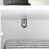 SoBuy BZR109-W Dulap Coloană de Baie - Dulap Înalt de Baie Îngust cu Rafturi Reglabile și Compartiment Deschis - Mobilier de Depozitare din Lemn, Alb, 30 x 170 x 30 cm