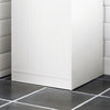 SoBuy BZR110-W Dulap de rufe, Coș de rufe, Dulap de baie, Dulap toaletă, Coș pentru rufe