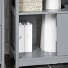 SoBuy Sottolavabo Cabinet pentru baie cu pași FRG128-II-SG