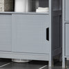 SoBuy Sottolavabo Cabinet pentru baie cu pași FRG128-II-SG