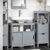 SoBuy Sottolavabo Cabinet pentru baie cu pași FRG128-II-SG