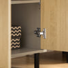 SoBuy BZR133-NG Meuble sous Lavabo, Meuble sous Vasque, Meuble Salle de Bain avec 2 Portes et 2 Étages, Placard de Rangement