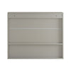SoBuy BZR134-NG Armoire Murale de Salle de Bain avec Miroir, Meuble de Toilette Suspendue Placard de Rangement