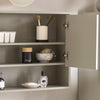 SoBuy BZR134-NG Armoire Murale de Salle de Bain avec Miroir, Meuble de Toilette Suspendue Placard de Rangement