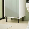 SoBuy Dulap de garderobă Bagno Cabinet Salvaspazio High Baie înaltă câștigând cu ușă verde 31x30x167cm BZR137-GR
