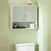 Prévente SoBuy BZR140-GR Armoire Murale, Placard de Rangement Suspendu Salle de Bain, Meuble Haut