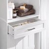 SoBuy BZR141-W Armoire de Salle de Bain Meuble Colonne Meuble de Rangement de Salle de Bain Armoire Haute