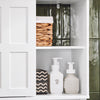 SoBuy BZR142-W Meuble Sous Lavabo Salle de Bain Meuble Sous Vasque Armoire de Rangement pour Vasque