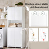 SoBuy BZR150-W structure sûre et stable – système anti-basculement intégré pour sécurité au quotidien