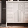 SoBuy BZR157-W Dulap sub chiuvetă pentru baie, Dulap de depozitare cu rafturi reglabile, Rezistent la umiditate, Ideal pentru băi mici, Alb, MDF 60x61x30cm