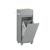 SoBuy BZR159-DG Dulap pentru rufe Dulap inferior pentru baie Coș pentru rufe Dulap de depozitare