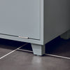 SoBuy BZR159-DG Dulap pentru rufe Dulap inferior pentru baie Coș pentru rufe Dulap de depozitare