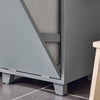 SoBuy BZR159-DG Dulap pentru rufe Dulap inferior pentru baie Coș pentru rufe Dulap de depozitare