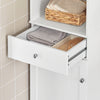 SoBuy Hall Cabinet Salvasapzio Baie cu sertar și vestiar L40*P35*A161 CM BZR17-W