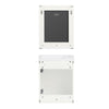 SoBuy BZR170-SET Dulap suspendat pentru lavoar cu oglindă, Set mobilier baie cu oglindă și lavoar ceramic
