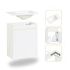 SoBuy BZR170-SET Dulap suspendat pentru lavoar cu oglindă, Set mobilier baie cu oglindă și lavoar ceramic