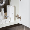 SoBuy BZR170-SET Dulap suspendat pentru lavoar cu oglindă, Set mobilier baie cu oglindă și lavoar ceramic