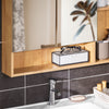 SoBuy BZR177-N Armoire Murale avec Miroir, Placard de Rangement,Meuble Haut avec 2 Portes, Étagère Réglable, 80x13x70 cm