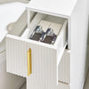 SoBuy BZR183-W Armoire Toilettes WC Support Papier Toilette Meuble de Salle de Bain