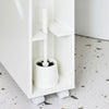 SoBuy BZR183-W Armoire Toilettes WC Support Papier Toilette Meuble de Salle de Bain