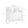 SoBuy Mobile Sublavabo în pin 60x30x61cm BZR157-W (copie)