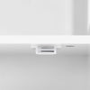 SoBuy BZR186-W Dulap Baie sub Chiuvetă, 30x30x89 cm, Dulap de Depozitare WC Alb, Design Slim, Ideal pentru Băi Mici