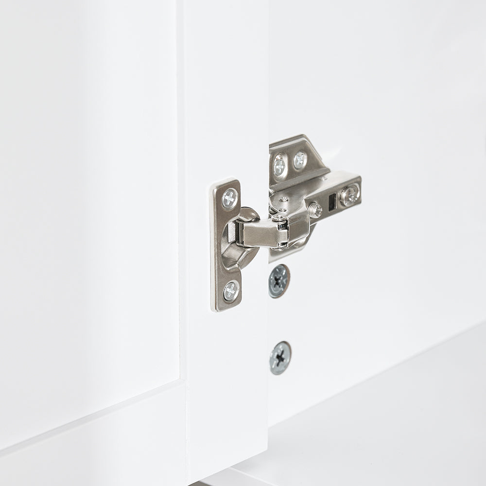 SoBuy BZR188-W Dulap de perete, Dulap de depozitare suspendat pentru baie