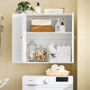 SoBuy BZR188-W Armoire Murale Placard de Rangement Meuble de Rangement Suspendu Salle de Bain