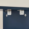 SoBuy BZR195-B Dulap de Depozitare Baie Îngust pe Roți, Suport Hârtie Igienică, Dulap Compact pentru Toaletă WC, 1 Raft Detașabil și 3 Sertare