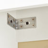 Prévente SoBuy BZR196-BR Meuble Sous Vasque Suspendu Bois Foncé avec Lavabo Céramique, Porte Soft-Close Sans Poignée, Étagère, 15kg – 40x22x56 cm