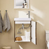SoBuy BZR197-N Meuble Suspendu avec Lavabo