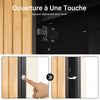 SoBuy BZR204-SCH Dulap suspendat de baie cu oglindă – Dulap de perete pentru baie din MDF – Etajeră de perete, depozitare flexibilă, instalare ușoară – Dulap WC suspendat, Negru, 50x20x45cm