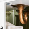 SoBuy BZR205-W Dulap sub chiuvetă baie 60 cm, Dulăpior de depozitare sub lavoar cu rafturi reglabile, Mobilier compact rezistent la umiditate din lemn, Alb