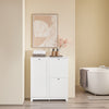 SoBuy BZR213-W Meuble Salle de Bain avec 3 Paniers à Linge Colonne de Rangement étroite 78x38x90 cm avec 1 Grand Panier Intégré & 2 Paniers en Tissu Amovibles – Armoire Salle de Bain Gain de Place