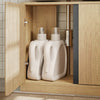 SoBuy BZR235-N Meuble sous-Vasque à Poser 60 cm – Meuble sous Lavabo Chêne Clair Style Scandinave avec Porte-Serviette Intégré – 60×30×60 cm, Charge 30 kg