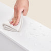 SoBuy BZR34-II-W Coloană de baie 20 cm - Dulap de depozitare îngust cu sertar și rafturi reglabile - Dulap de baie compact pentru WC, spații mici, MDF, Alb, 20x20x180cm