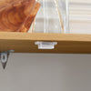 SoBuy BZR41-W Dulap de Baie cu Economie de Spațiu, cu Uși Tip Jaluzea, Rafturi Reglabile din MDF, 60x30x82 cm, Dulap de Depozitare Multifuncțional și Compact