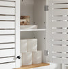 SoBuy BZR42-W Meuble Haut de Salle de Bain avec 2 Portes