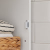 SoBuy BZR43-W Dulap Coloană de Baie Îngust cu Rafturi Deschise și Ușă cu Jaluzele – Dulap Înalt de Depozitare pentru Baie, WC, Bucătărie sau Spălătorie, Alb-Lemn, 160x40x30cm