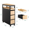 SoBuy BZR54-SCH Armoire de Niche 1 Plateau Amovible et 3 Tiroirs