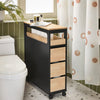 SoBuy BZR54-SCH Armoire de Niche 1 Plateau Amovible et 3 Tiroirs